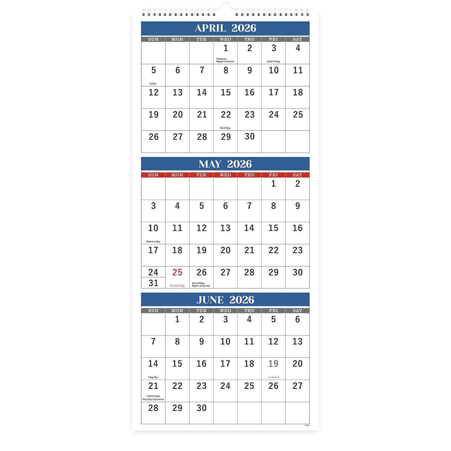 Amazon.com: 2026-2027 Wall Calendar - APR.2026 - JUL.2027, 3