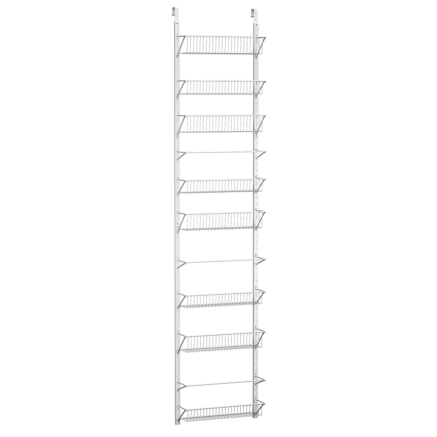 Wall Mounted 8 Tier Shelves Pantry Over The Door Spice