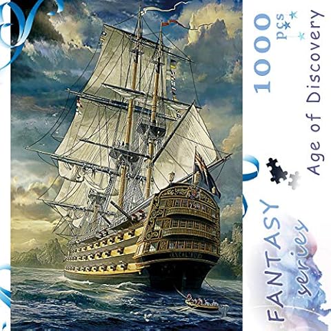 Ingooood- Jigsaw Puzzles 1000 Pieces for Adult- Fantasy Series- Age of Discovery_IG-0398 Entertainment Wooden Puzzles Toys Cover