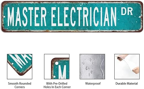 Miniatura 4 de Señales de carretera personalizadas, de metal, con nombre, texto para exteriores, para dormitorio y negocios, estilo01