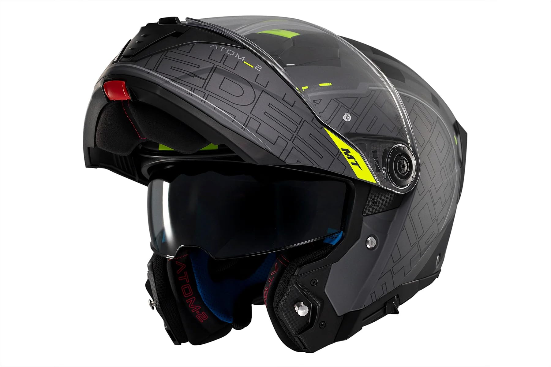 MT Helmets Atom 2 SV Destiny C2 Matte Fully Approved (L 59/60) Automotive