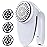 POPCHOSE Fabric Shaver, Rechargeable Lint Remover Defuzzer Sweater Shaver, Fuzz Remover for Clothes, Sweater, Furniture, Couch, Cashmere(Two 6-Leaf Blades Extra, Electrostatic Brush)