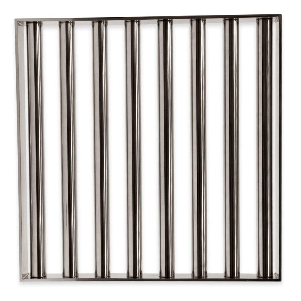 Grid de Separación Magnética de Acero Inoxidable de La Industria Alimentaria Para La Eliminación de Restos Ferrosos - 400mm x 400mm x 40mm - 10,000 Gauss - 8 Barras