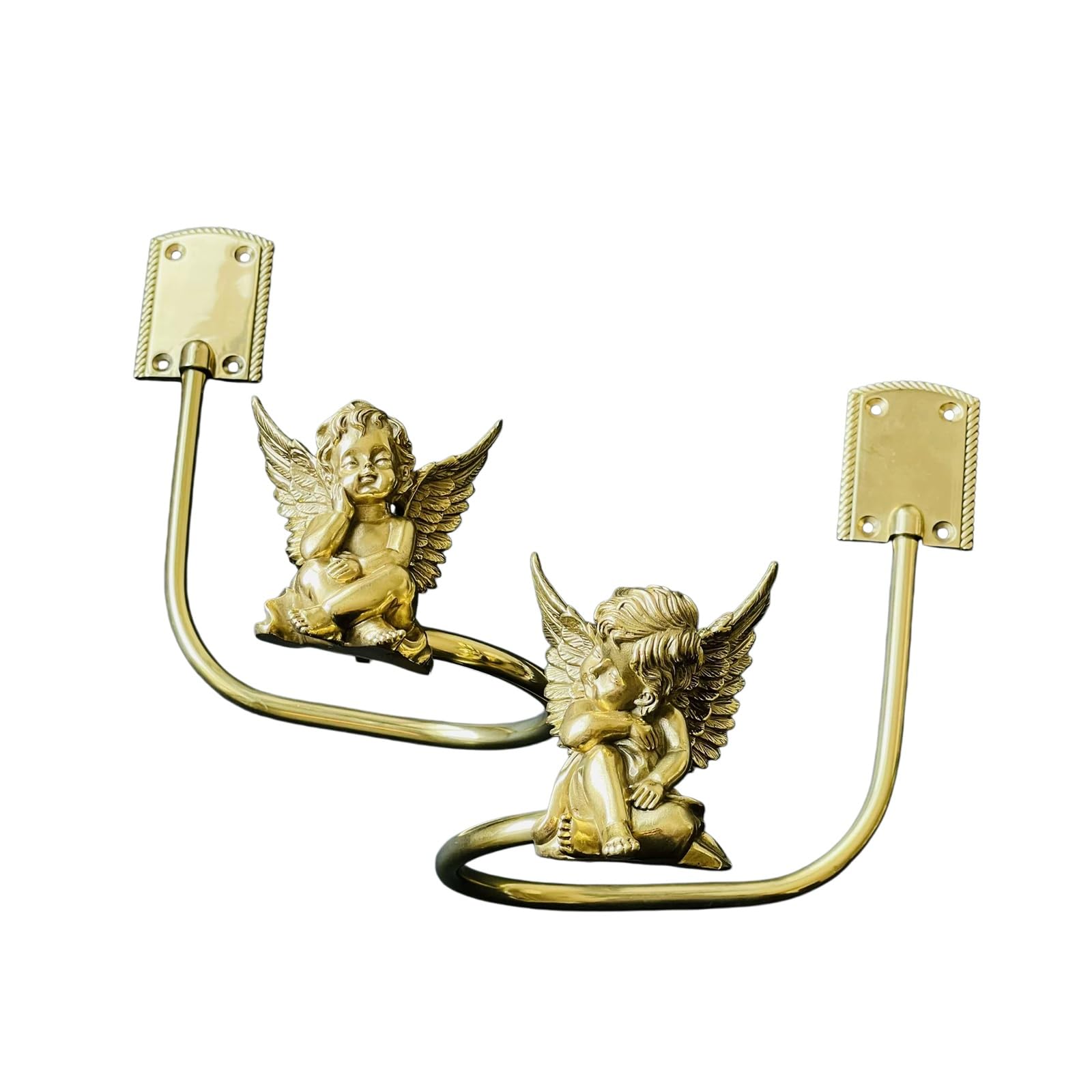 Curtain Holdbacks 2pcs, Curtain Tiebacks Wall Mounted Curtain Hooks, Holders for Drapes