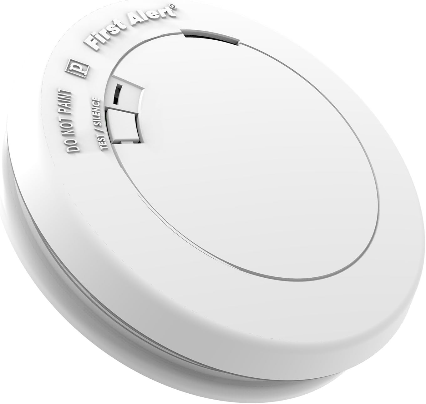 Slim Photoelectric Smoke Alarm with 10-Year Sealed Battery, PR710, White