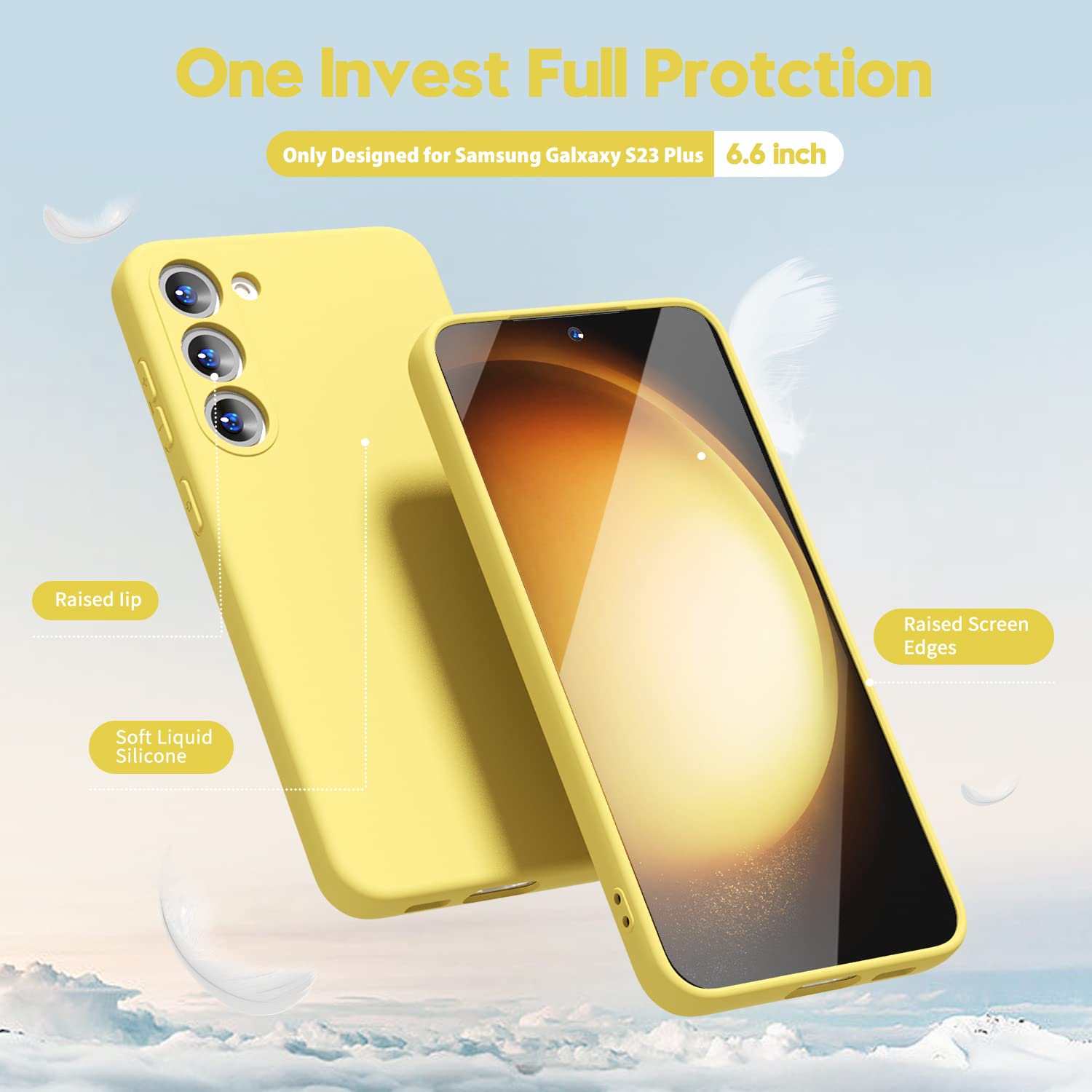 oakxco for Samsung Galaxy S24 Ultra Phone Case Liquid Silicone, Thin Slim Soft Rubber Gel TPU Plain Simple Cover for Women Girl Cute, Matte Solid Color, Brown Khaki Nude — view 740