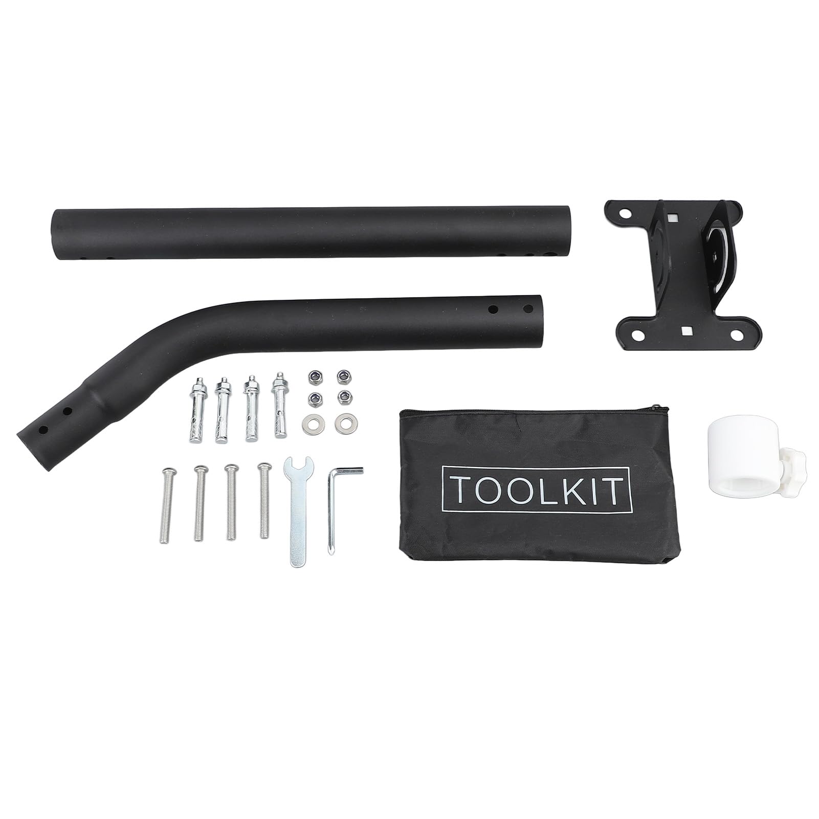 Adaptateur d'antenne pour parabole rectangulaire Gen 2, poteau J réversible avec rotation à 180 degrés, goupille de verrouillage pour plus de stabilité, kit de matériel complet pour une