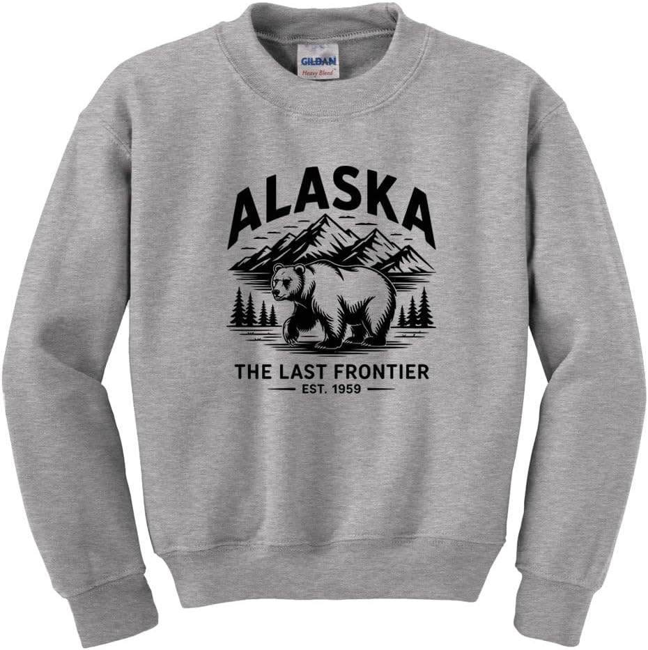 Last Frontier Alaska Kids Sweatshirt Youth