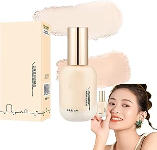 Hydrating Waterproof and Light Long-Lasting Foundation, ADMD Light Fog Makeup Holding Liquid Foundation, ADMD Foundation, Creamy Liquid Foundation, Long-Lasting for All Skin Types (1 X Natural)
