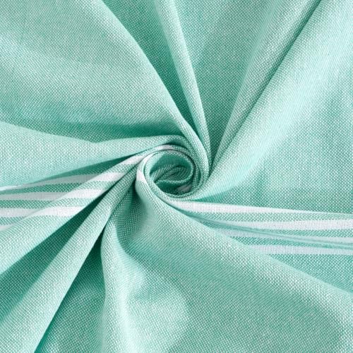 Image of Handmade Double Bedsheet 210 TC | Without Pillow Cover | Handloom Cotton Bedsheets | Double Bedsheet for Summer (Size 90X100 Inches, 7.5 x 8.3 Feet (Sea Green Light, Double Bed)