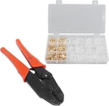 Conjunto de ferramentas de crimpagem de conector, alicate de crimpagem de catraca de fácil operação para uso de eletricista