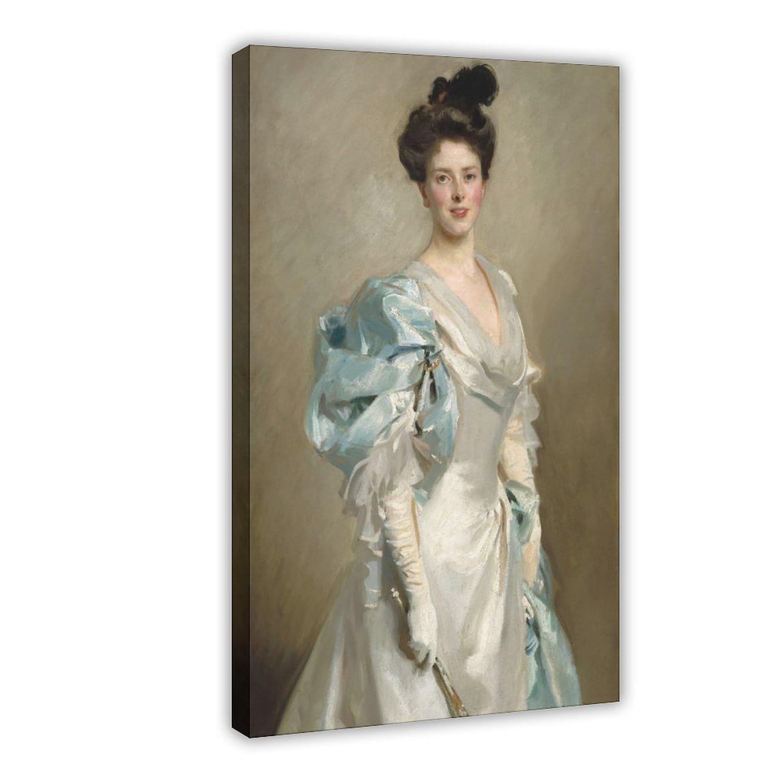 WCYB Mary Crowninshield Endicott Chamberlain by John Singer Sargent Posters Prints Canvas Deco Paintings Wall Art Frame 12" L X 18" W