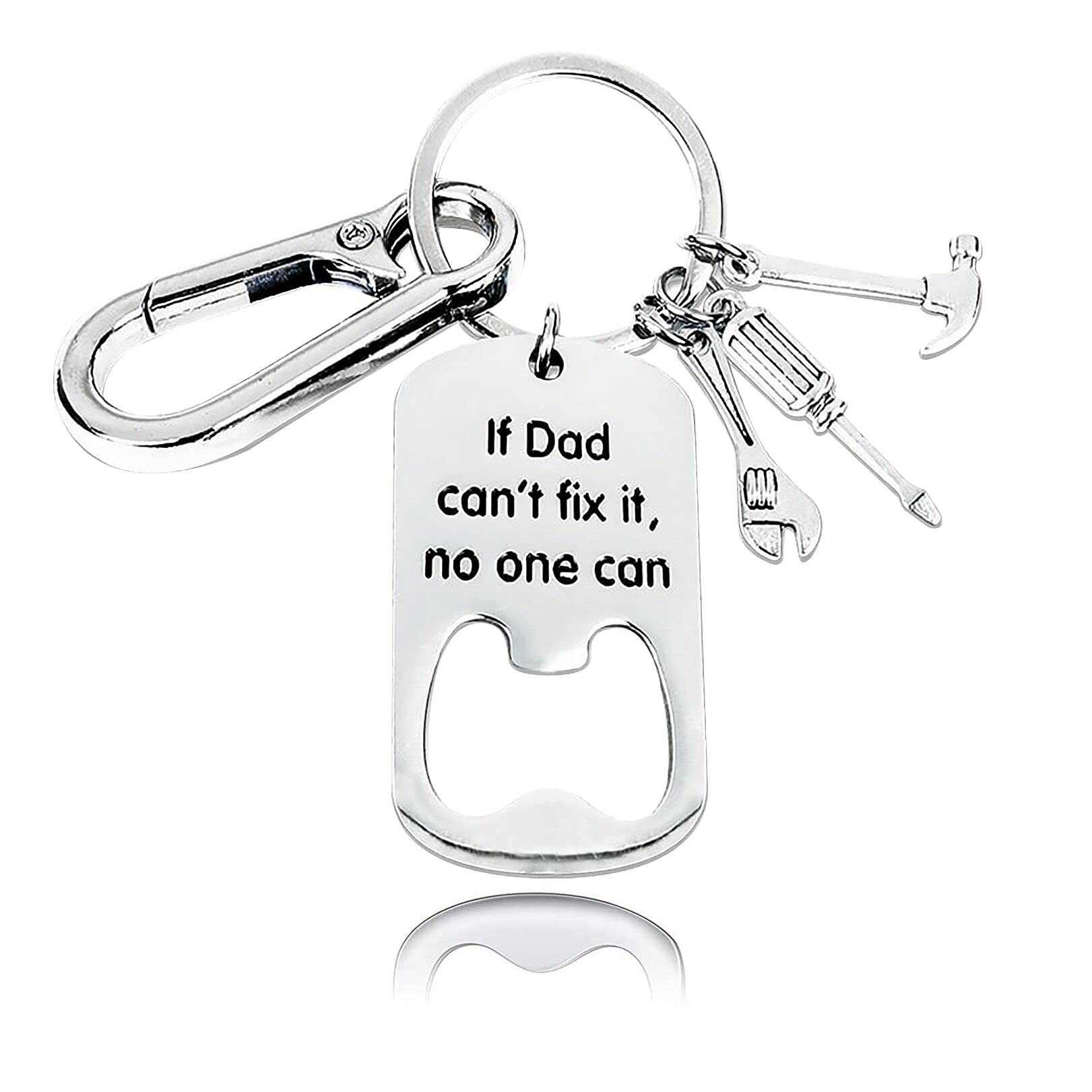 Huishi Father Key Chain Multi Tool Key Holder Dad Gifts