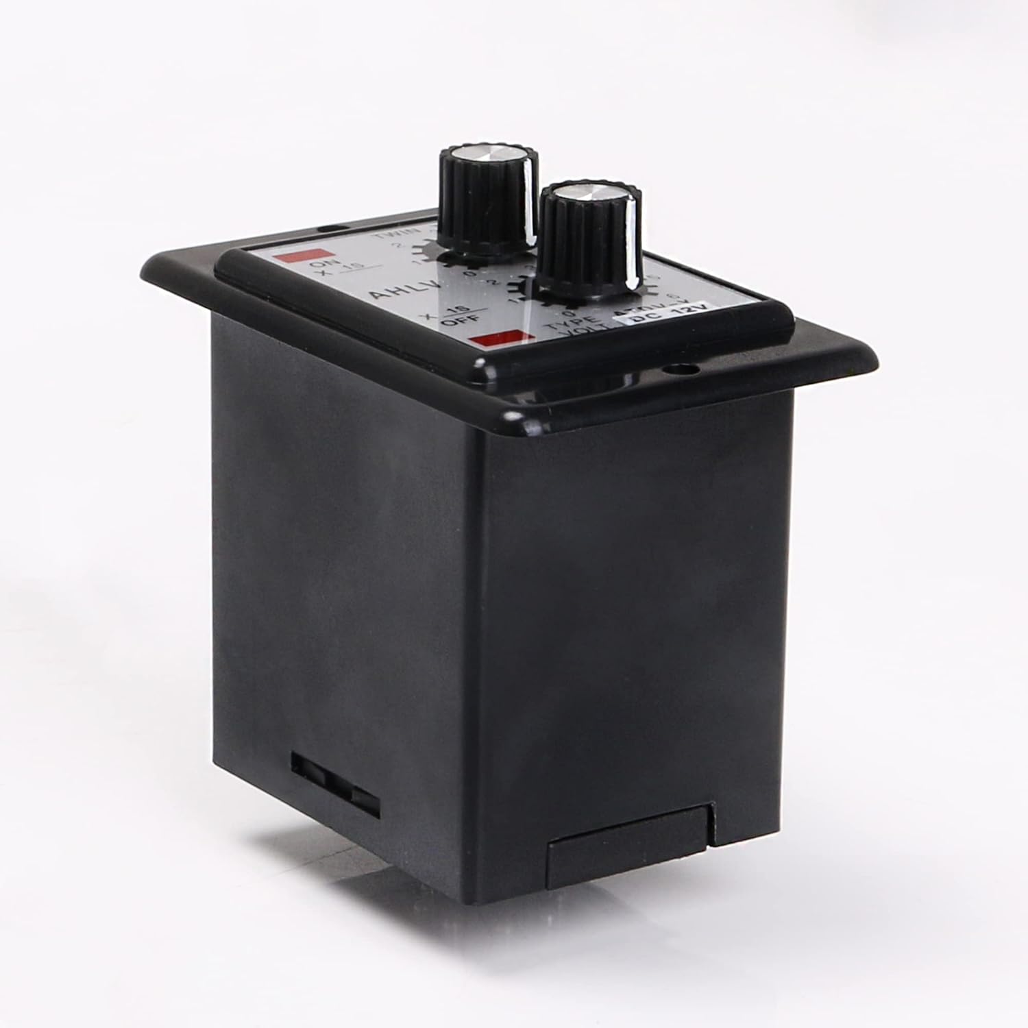 BQLZR DC 12V Delay Timer ATDV-Y Repeat Cycle Time Relay Adjustable 0-6s 5A Contact