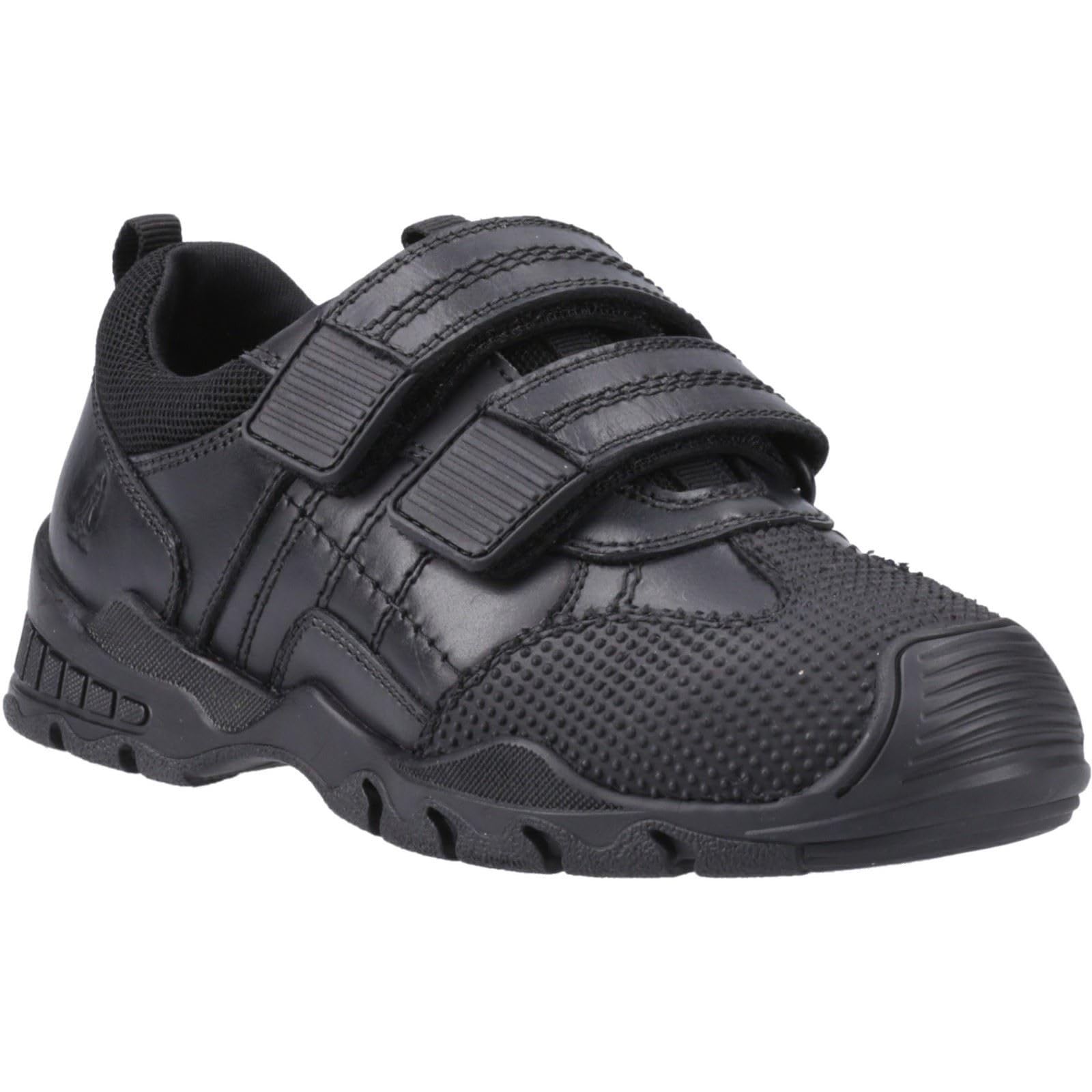Hush Puppies Mocassini Tristen in Pelle Nero Bambino