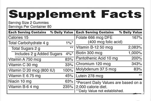 Miniatura 2 de Kirkland Signature DCDtdm - Gomitas múltiples para adultos, 160 unidades