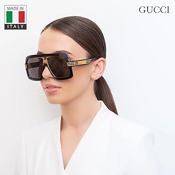 極美品✨GUCCI グッチ サングラス GG ゴールドライン チェック ケース付 極美品✨GUCCI グッチ サングラス GG ゴールドライン チェック