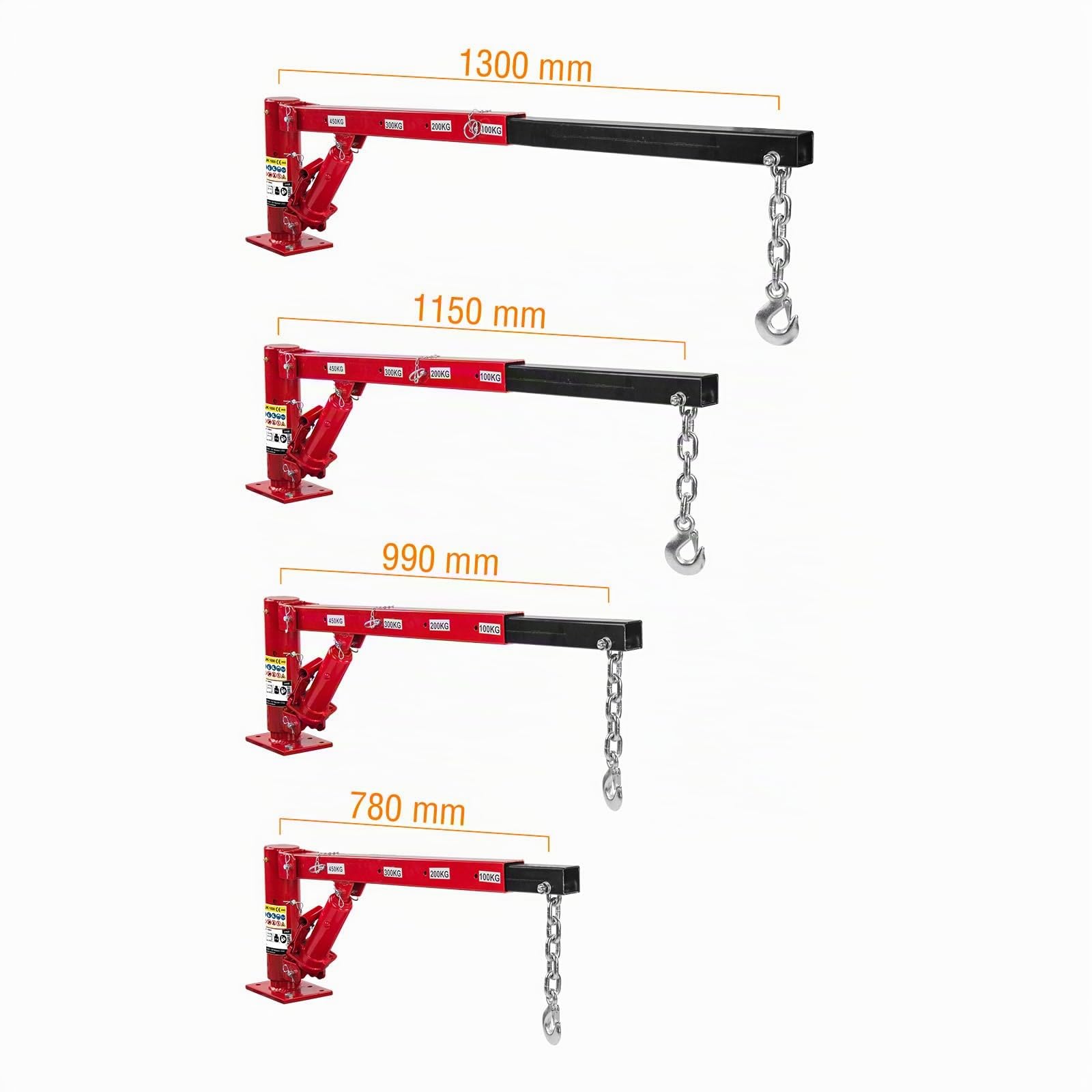 Grue de hayon - Pick-Up - Plateau - Camion - 500 kg