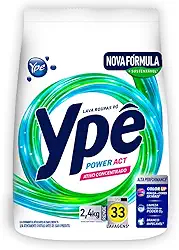 Ypê Lava Roupas em Pó Power Act 2,4Kg (Sachê)