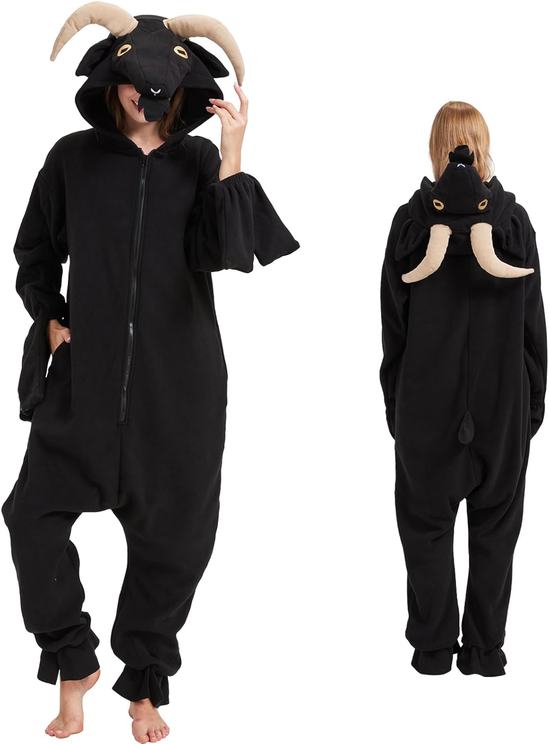 Adult Sheep Onesie Costume Cosplay Goat Costume Halloween Sheep Onesie Costumes Cosplay Animal Costume Women Men