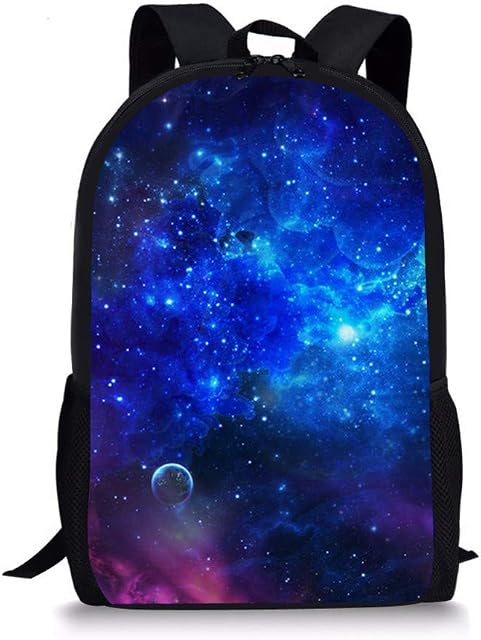 Showudesigns Kids Backpack Planet Galaxy Star Book Bag Satchel for Children Back to School for Girls Boys Age 7/8/9/10/11