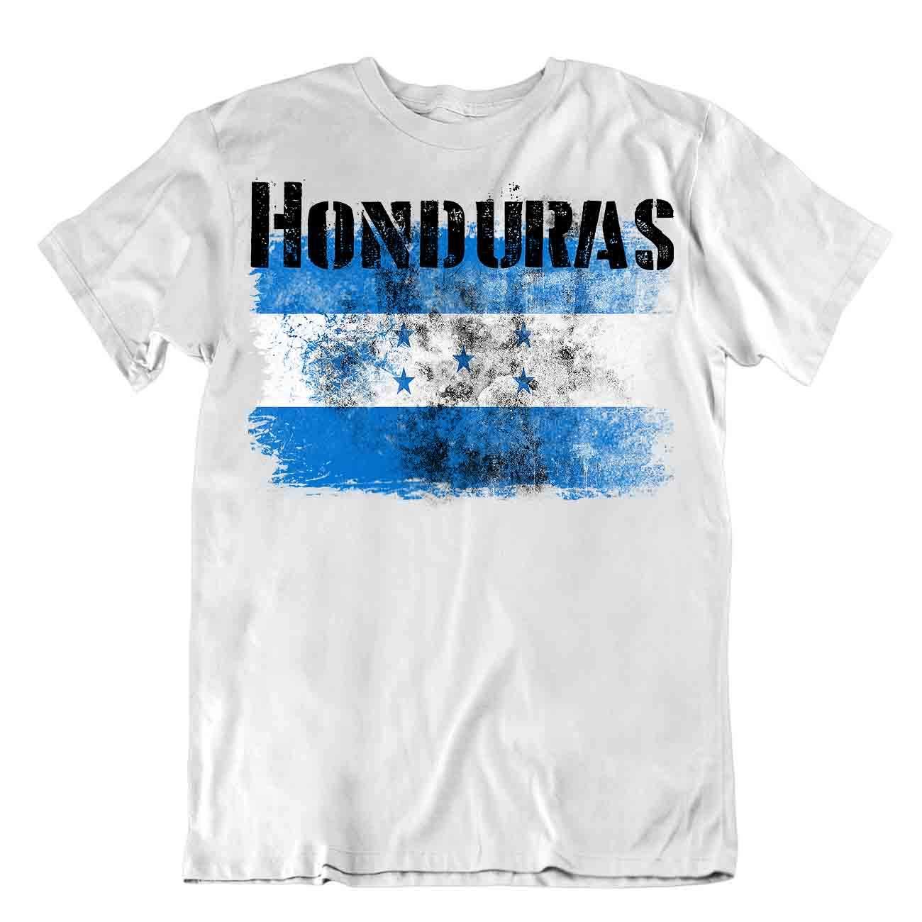 APSRA RETAILHonduras flag Tshirt T-shirt Tee top city Pacific Ocean Masonic eye limestone Casual T-Shirt Half Sleeve Round Neck Printed Men's t shirt(_XXL) White