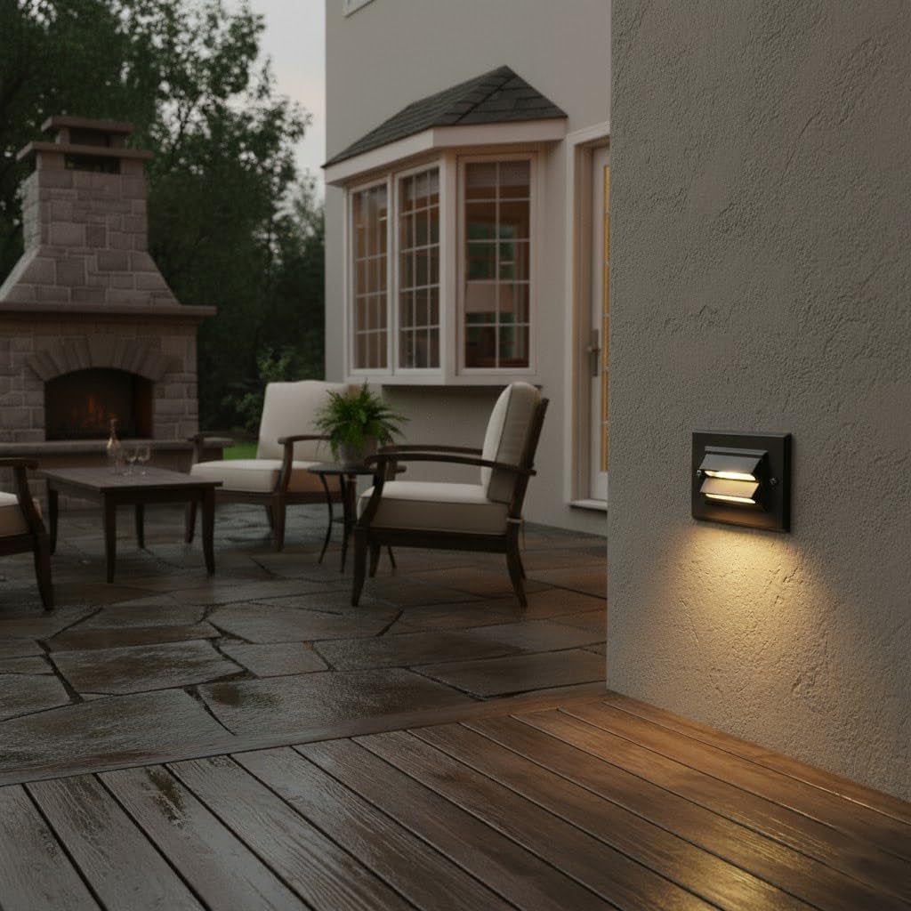 Hinkley Horizontal LED Deck Sconce 12V Bronze Finish