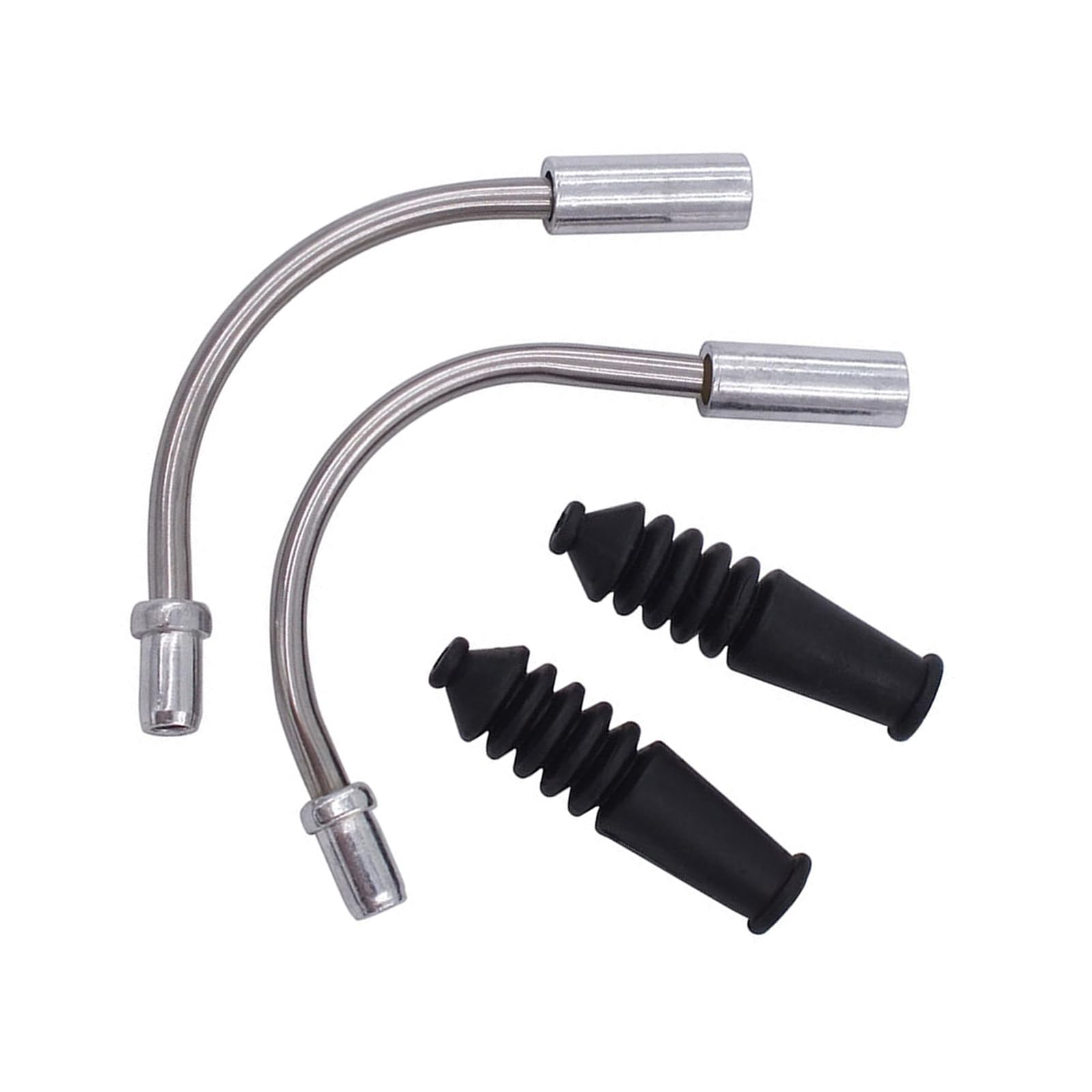 Zbiianxer A Efficient Bicycles Brake Cable Guide Pipe Luminum Lloy Bend Tube For Enhanced Control & Low-Maintenance Bicycles Brake Ccessories