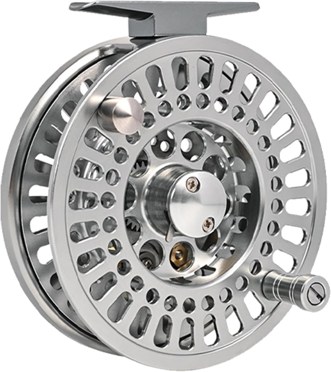 フライフィッシングリール - フライフィッシングフロントリール、アルミニウム合金、ツール、淡水海水用ギア