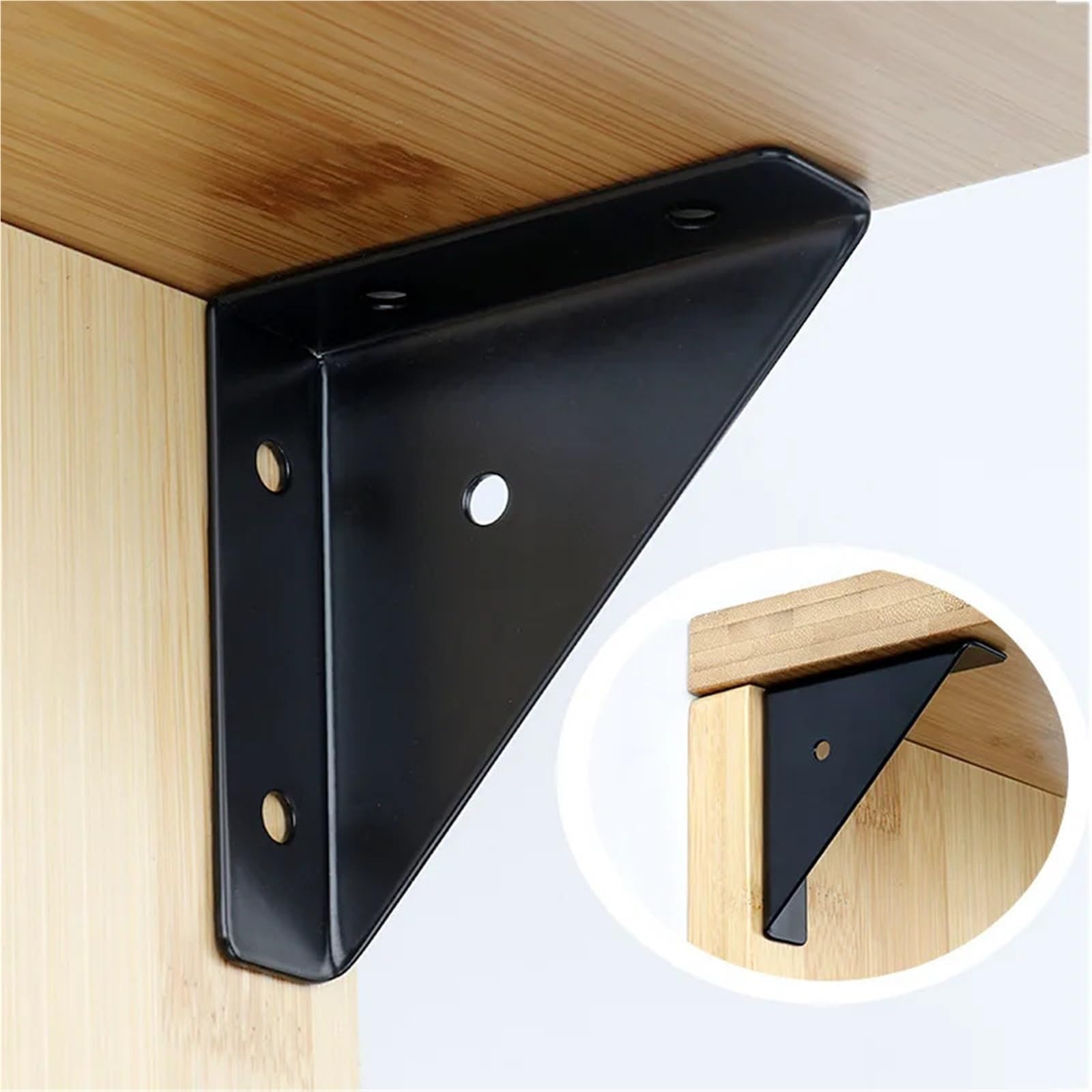 Staffe A L In Ferro for Impieghi Gravosi Da 10 Pezzi Supporto Angolare A 90 ° Bretelle Angolari Spesse for Rinforzo Mobili Design Senza Viti