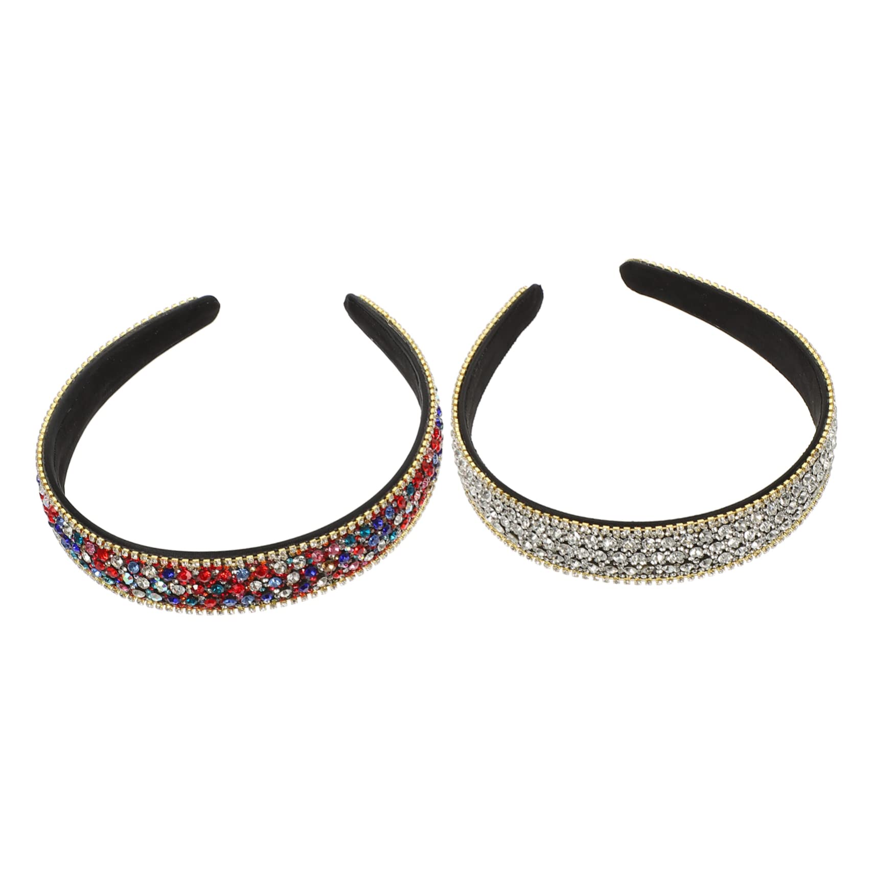 DOITOOL 6pezzi Fasce Per Strass Scintillanti Da Accessori Eleganti Per Donne e Ragazze Cerchietti Decorati Per Occasioni Speciali e Look Casual