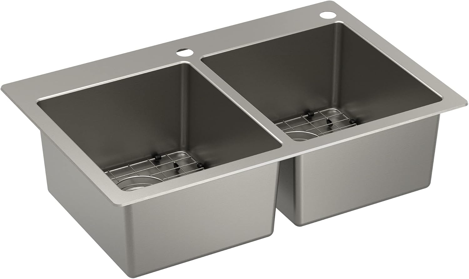 Moen Prep 18Gauge Stainless Steel Dual Mount 33" x 22" x 9" Double