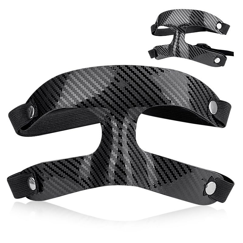 Protector nasal para nariz rota, máscara de baloncesto, protección nasal duradera, máscara deportiva, protección facial para fútbol, baloncesto, lucha libre, softbol, adultos con hebilla doble