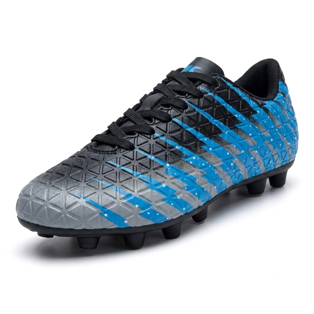 Vizari FG Chaussures de football pour enfants - Chaussures de football pour garçons et filles - Crampons antidérapants pour l'entraînement et le jeu