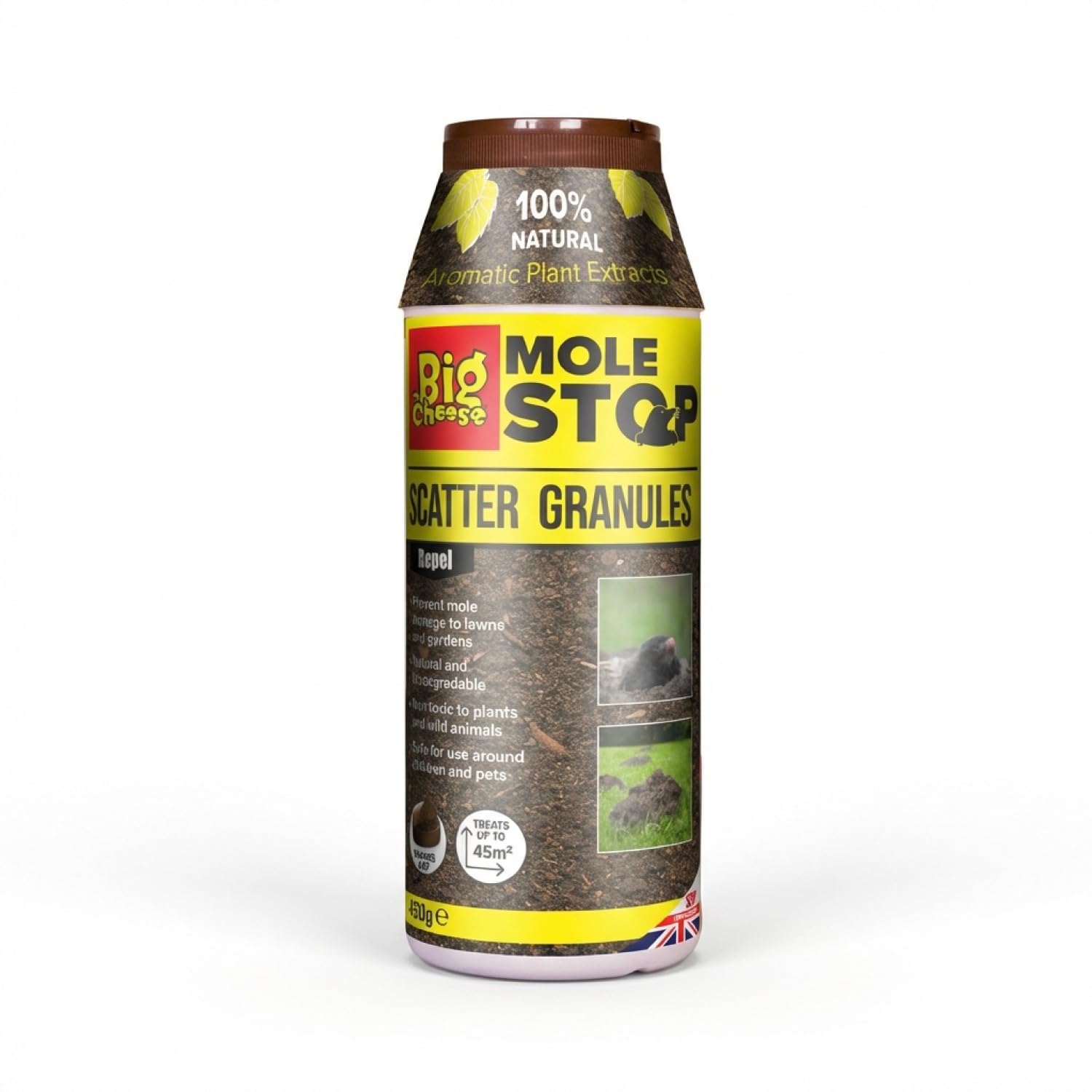 The Big Cheese Mole Scatter Granules 450g – Natural Plant Oil Mole