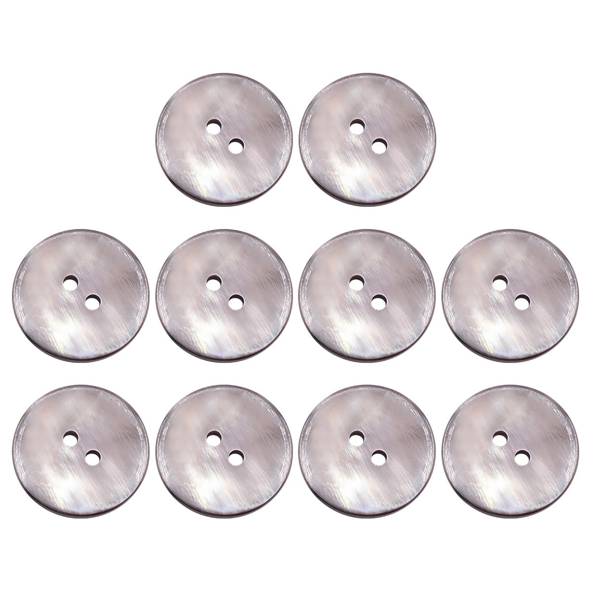 Boutons ronds en nacre pour personnaliser vos gilets doudous et projets de loisirs créatifs