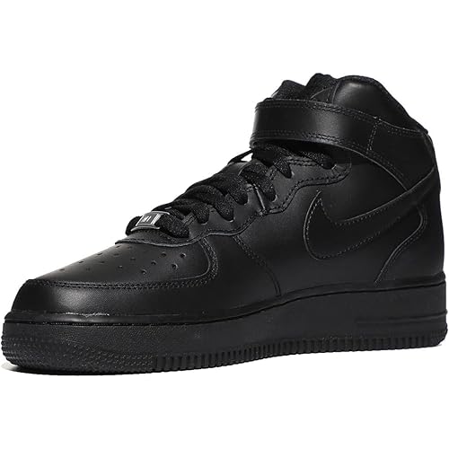 Nike Big Kid's Air Force 1 Mid LE Black/Black (DH2933 001)