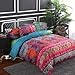 Juego de sábanas cómodas y Suaves Juego de Ropa de Cama con Estilo Bohemio, 100% poliéster, antialérgico, Anti decoloración, impresión HD para Todo el Mundo
