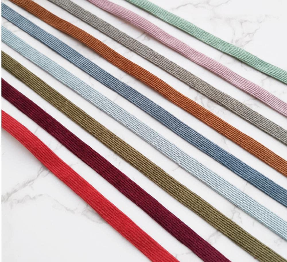 Ribbons For Gift Wrapping Ribbon For Fabric Satin Ribbons 18-Metrowy Koreański Gruby Przewód Aksamitny Pasek Tekstury Wstążka Ręcznie Robione Diy Hair Clip Bow Materiał Odzieży Akcesoria-Zielony