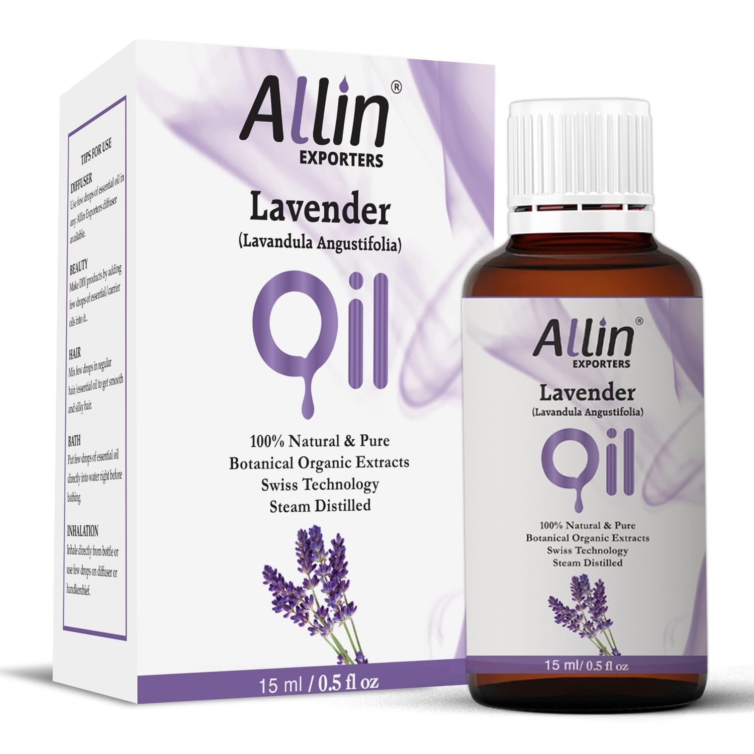 Allin Exporters Lavender Essential Oil 15 ml | Aroma Oil for Home Fragrance & Aromatherapy | Relaxing Floral Scent | Used ... - Review, Price and Buying Guide