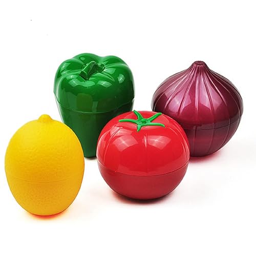 Onion Bell Pepper and Tomato Storage Container Lemon Saver Holder