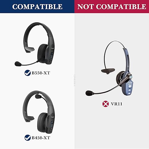 Miniatura 6 de Linkidea Funda de transporte para auriculares compatible con VXI BlueParrott B550-XT (204165-C), B450-XT, B350-XT, B250-XTS, bolsa de viaje rígida