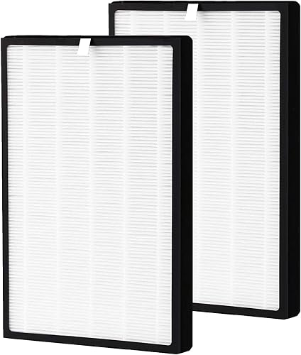 Paquete de 2 filtros de repuesto BKJ-33 aptos para COLZER BKJ-33, filtro compuesto True HEPA 3 en 1