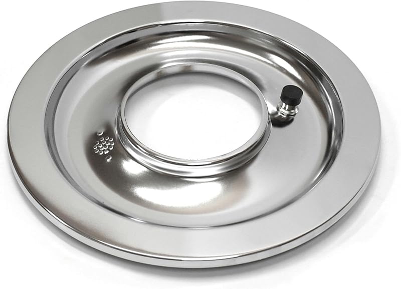 Base inferior cromada para filtro de ar Speedmaster PCE101.1001 com elevação de 0,750 in (1,91 cm) – 1 unidade