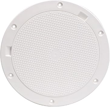 BECKSON Marine PRY Deck Plate 8" WHT NONSKID, White