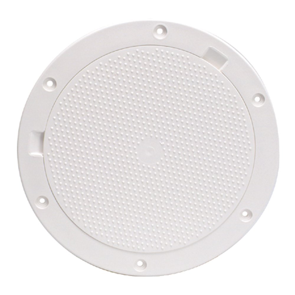 BECKSON Marine PRY Deck Plate 8" WHT NONSKID, White