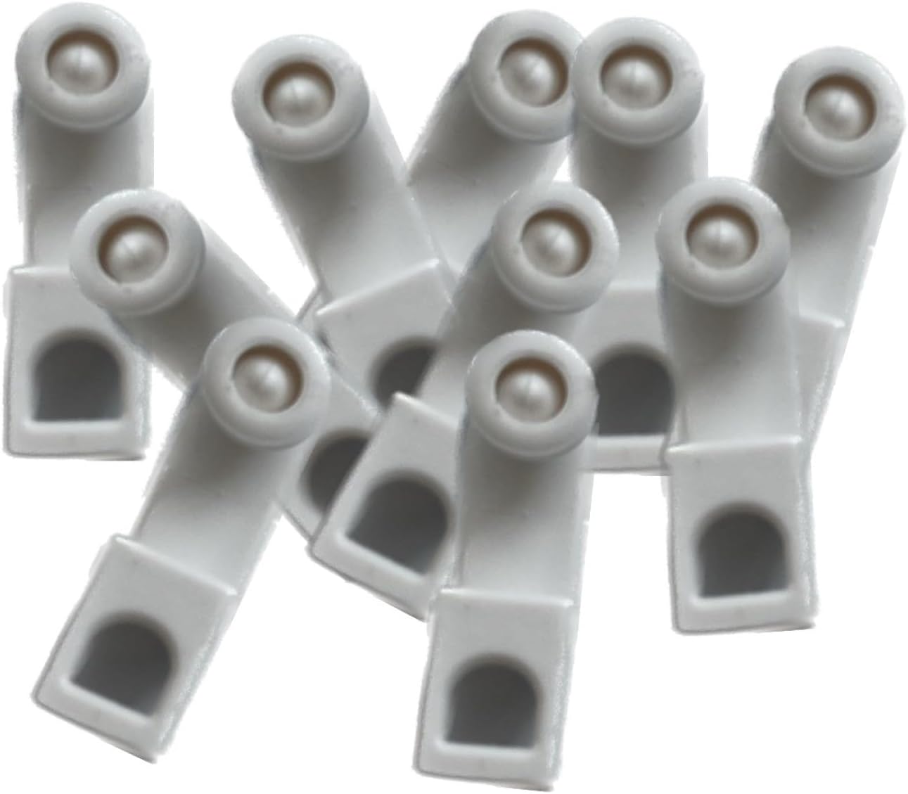Integra 10 curtain track gliders for the Premier curtain rail