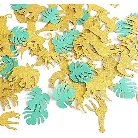 100 Sheets Confetti Decoration Glitter Animal Leaf Birthday Party Decoration Confetti Confetti for Birthday Party Decoration(WTT-010) Cover