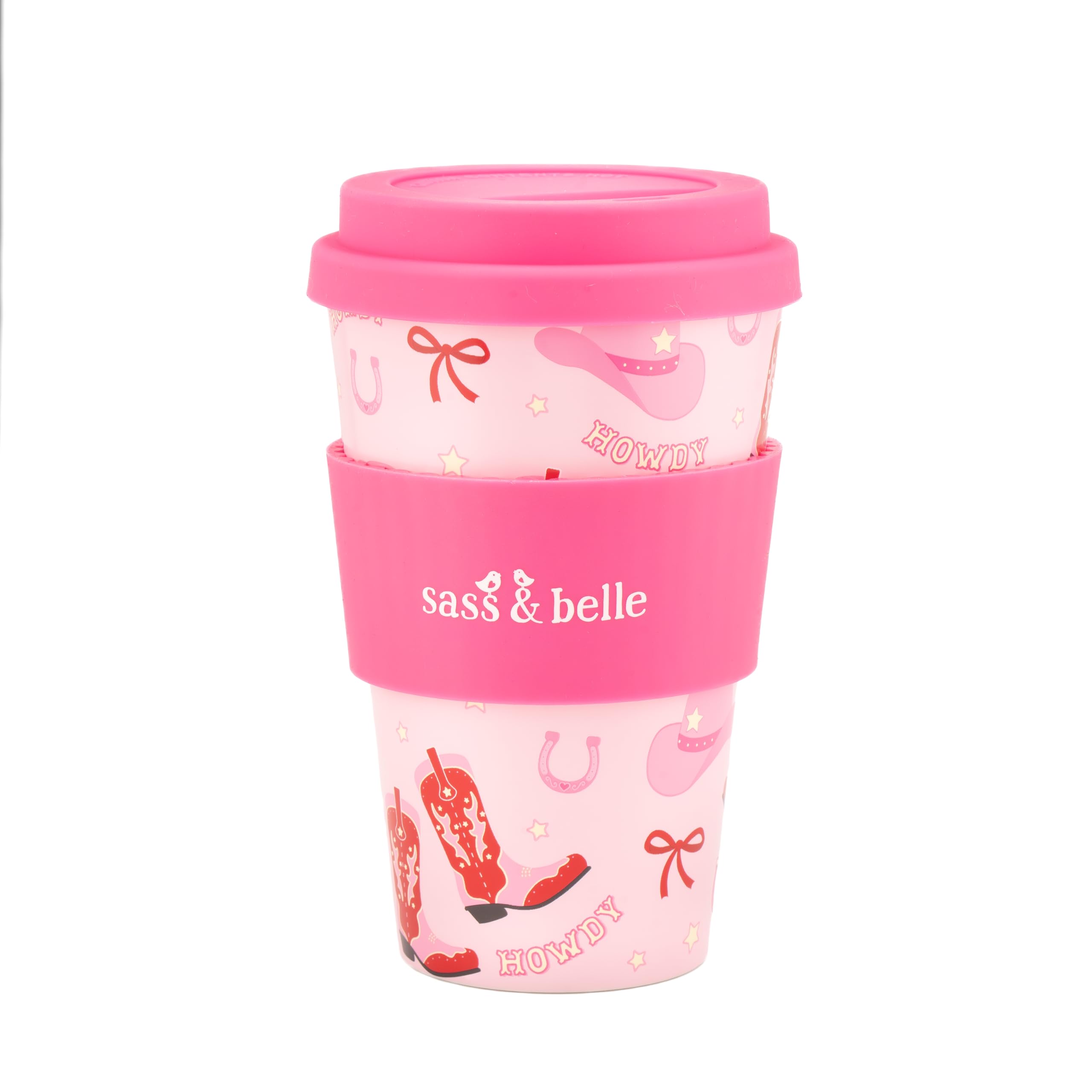 Sass & Belle Cowboy Travel Coffee Cup