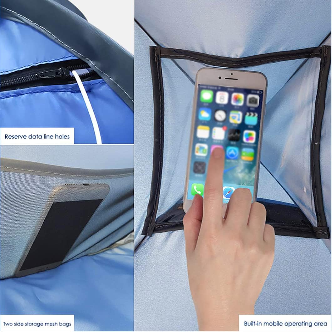 Nirelief Sun Shelter Beach Tent Portable Pop Up Beach Sun Tent with Storage Bag for Sun Protection Camping Fishing Picnic Blue M, : Sports & Outdoors